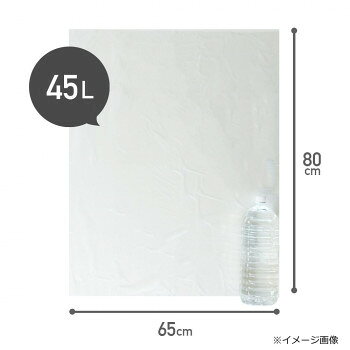 ECO TAI　エコ袋　45L KN-58 半透明 10枚×60冊