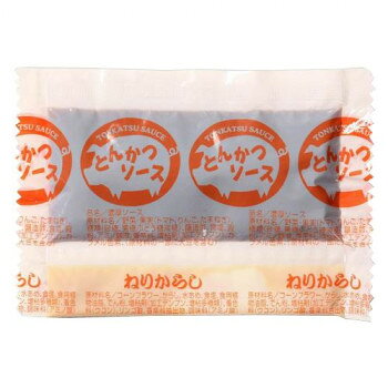 Sauce - タカハシソース　とんかつ専用ソース＆練がらし ツインパック　500個(100×5)　250799