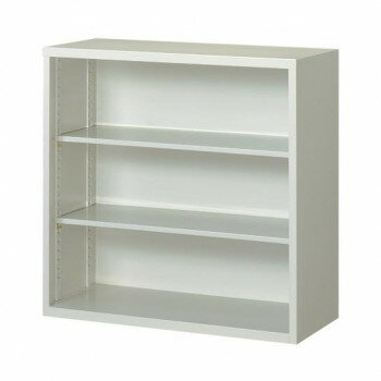 樂天商城 - 一般書庫/D:400タイプ オープン書庫 3×3型 棚板2枚付 ニューグレー COM-NP303