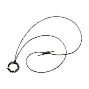 グラスホルダーネックレス MHL-31 ブラック 06543