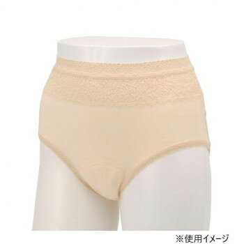 ■北海道・沖縄・離島へのお届けは別途送料を請求させていただきます。 ■製品の仕様・画像・パッケージは、変更される場合があります。 ■当店では在庫をメーカーと共有しており、商品によっては欠品の場合がございます。 　万一、ご注文頂きました商品が欠品の場合はご連絡させていただきます。 ■ご注文確定後のキャンセル不可です。 ■ラッピング（包装）対応不可です。普通の下着感覚でご使用頂けるショーツです。フロントレースのおしゃれなデザイン。5層構造の吸水布には、消臭効果のある素材を採用しています。サイズ個装サイズ：24×15×1cm重量50g個装重量：70g素材・材質本体:綿100%レース:ナイロン・ポリウレタン吸水布:ポリエステル・レーヨン防水布:ポリエステル100%(ポリウレタンラミネート加工)仕様吸収量:約10〜15cc生産国日本 広告文責（ホライズン・03-5843-9512)ウエストM:64〜70cm、L:69〜77cm、LL:77〜85cm、3L:85〜93cmヒップM:87〜95cm、L:92〜100cm、LL:97〜105cm、3L:102〜110cmfk094igrjs