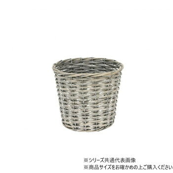 ■北海道・沖縄・離島へのお届けは別途送料を請求させていただきます。 ■製品の仕様・画像・パッケージは、変更される場合があります。 ■当店では在庫をメーカーと共有しており、商品によっては欠品の場合がございます。 　万一、ご注文頂きました商品が欠品の場合はご連絡させていただきます。 ■ご注文確定後のキャンセル不可です。 ■ラッピング（包装）対応不可です。天然素材特有の色ムラと、かすれたようなウォッシュ加工で、シャビーシックに仕上げた柳製バスケットです。※水濡れや強く擦れた場合など、色落ちや色移りすることがあります。サイズΦ20×17cm個装サイズ：20×20×17cm重量個装重量：260g生産国中国 広告文責（ホライズン・03-5843-9512)fk094igrjs