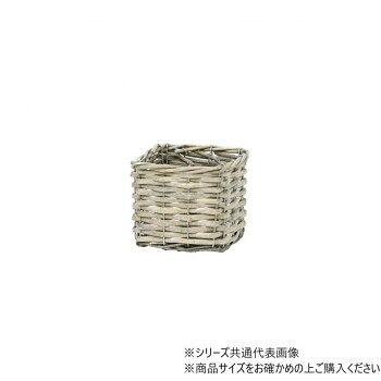 ■北海道・沖縄・離島へのお届けは別途送料を請求させていただきます。 ■製品の仕様・画像・パッケージは、変更される場合があります。 ■当店では在庫をメーカーと共有しており、商品によっては欠品の場合がございます。 　万一、ご注文頂きました商品が欠品の場合はご連絡させていただきます。 ■ご注文確定後のキャンセル不可です。 ■ラッピング（包装）対応不可です。天然素材特有の色ムラと、かすれたようなウォッシュ加工で、シャビーシックに仕上げた柳製バスケットです。※水濡れや強く擦れた場合など、色落ちや色移りすることがあります。サイズ12×12×10.5cm個装サイズ：12×12×10.5cm重量個装重量：140g生産国中国 広告文責（ホライズン・03-5843-9512)fk094igrjs