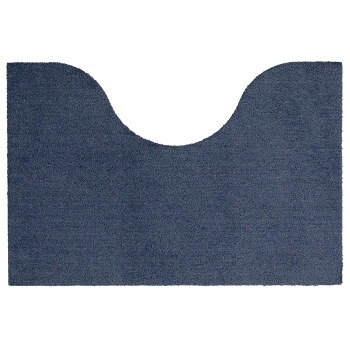 カキウチ SELECT JUST FIT トイレカーペットベース ネイビー 40×60cm