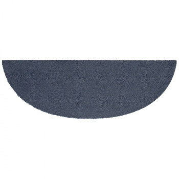 カキウチ SELECT JUST FIT トイレカーペット敷き足しラウンド ネイビー 20×60cm
