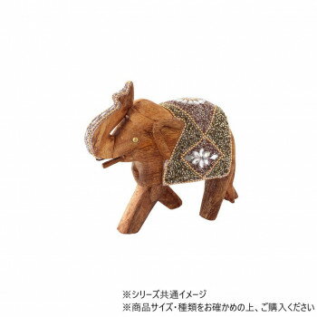China Ornaments - ビーズウッドエレファント シャンパンピンク 14922800545