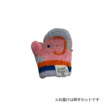 Mittens, Gloves - 幼児用手袋(トドラー) ゾウ柄 ライトパープル(5) 004582423