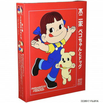 乐天商城 - ジグソーパズル 1000ピース 不二家 ペコちゃんとドッグ