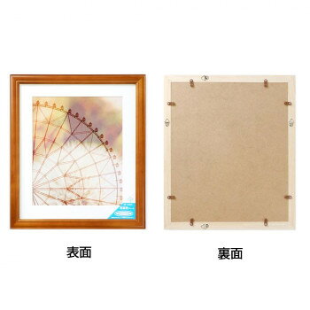 ■北海道・沖縄・離島へのお届けは別途送料を請求させていただきます。 ■製品の仕様・画像・パッケージは、変更される場合があります。 ■当店では在庫をメーカーと共有しており、商品によっては欠品の場合がございます。 　万一、ご注文頂きました商品が欠品の場合はご連絡させていただきます。 ■ご注文確定後のキャンセル不可です。 ■ラッピング（包装）対応不可です。木目でナチュラルなデザインです。サイズ個装サイズ：36.5×41.5×2.1cm重量個装重量：1160g素材・材質フレーム:木仕様収納寸法:316×366mm窓ヌキ寸法:238×288mm生産国中国 広告文責（ホライズン・03-5843-9512)fk094igrjs