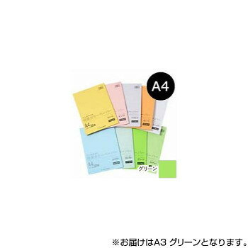 オストリッチダイヤ リッチライト特厚カラーペーパー (50枚パック) A3 グリーン TC-A33