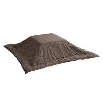 こたつ布団 正方形 掛け単品 「ラウル」 ベージュ 約205×205cm 1181500020311