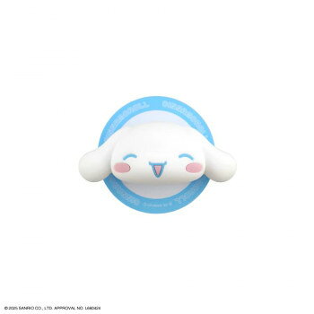 ■北海道・沖縄・離島へのお届けは別途送料を請求させていただきます。 ■製品の仕様・画像・パッケージは、変更される場合があります。 ■当店では在庫をメーカーと共有しており、商品によっては欠品の場合がございます。 　万一、ご注文頂きました商品が欠品の場合はご連絡させていただきます。 ■ご注文確定後のキャンセル不可です。 ■ラッピング（包装）対応不可です。MagSafe対応のスマートフォン背面アクセサリです。MagSafe対応のiPhone本体や、MagSafe対応ケースに取り付けて使用します。マスコットに指をかける事でスマートフォンの持ちやすさを向上し、落下を防止します。マスコットの角度を変えてスタンドとしてもご使用いただけます。マグネットで簡単に着脱可能で、インテリアとしても使用できます。※お客様のお使いのモニター設定、お部屋の照明等により実際の商品と色味が異なる場合がございます。※諸般の事情につき、予告なくデザインや仕様が変更になる場合があります。サイズ個装サイズ：8×8×4cm重量個装重量：30g素材・材質シリコーン/PC/アクリル/マグネット仕様(C) 2025 SANRIO CO. LTD. APPROVAL NO. L660424生産国中国 広告文責（ホライズン・03-5843-9512)fk094igrjs