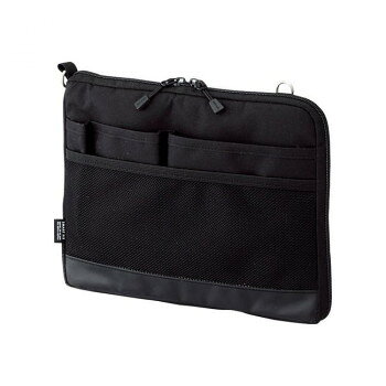 ■北海道・沖縄・離島へのお届けは別途送料を請求させていただきます。 ■製品の仕様・画像・パッケージは、変更される場合があります。 ■当店では在庫をメーカーと共有しており、商品によっては欠品の場合がございます。 　万一、ご注文頂きました商品が欠品の場合はご連絡させていただきます。 ■ご注文確定後のキャンセル不可です。 ■ラッピング（包装）対応不可です。タブレットPCに優しい起毛生地ポケットが付いた薄型バッグインバッグ。※ショルダーベルトは別売です。専用ショルダーベルト(A-7679)を別途お求めください。サイズ260×25×200mm個装サイズ：28×22×4cm重量個装重量：220g素材・材質ポリエステル仕様サイズ:A5生産国カンボジア 広告文責（ホライズン・03-5843-9512)fk094igrjs