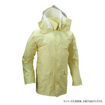 ■北海道・沖縄・離島へのお届けは別途送料を請求させていただきます。 ■製品の仕様・画像・パッケージは、変更される場合があります。 ■当店では在庫をメーカーと共有しており、商品によっては欠品の場合がございます。 　万一、ご注文頂きました商品が欠品の場合はご連絡させていただきます。 ■ご注文確定後のキャンセル不可です。 ■ラッピング（包装）対応不可です。タフなPVCラミネートナイロンを生かし、ベーシックに仕立てた、汎用性の高いレインスーツ。【洗濯について】※必ず手洗いで行って下さい。※水洗いで、洗剤・タワシなどは使用しないで下さい。※洗濯後はすぐにたたまず、風通しの良いところに干して水気を取って下さい。【保管について】※風通しの悪い場所に放置しないで下さい。※よく乾燥させてください。※脱水、乾燥機などを使用しないで下さい。※汚れたまま放置せず、水洗いで落として下さい。※直射日光の当たらない場所で干して下さい。※濡れたまま、高温多湿の状態で保管すると劣化する場合があります。サイズ適応身長:約180〜185cm、適応胸囲:約120〜130cm、適応胴囲:約115〜125cm個装サイズ：32×25×5cm重量約990g個装重量：990g素材・材質表面:ナイロン裏面:PVCラミネート仕様補足情報:耐水圧10000mm使用用途例:路上作業、作業服・ワークウェア機能・特徴:防水・撥水、耐水圧が高い、高視認、摩擦に強い、メッシュ、二重袖生産国ミャンマー 広告文責（ホライズン・03-5843-9512)fk094igrjs