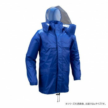 ■北海道・沖縄・離島へのお届けは別途送料を請求させていただきます。 ■製品の仕様・画像・パッケージは、変更される場合があります。 ■当店では在庫をメーカーと共有しており、商品によっては欠品の場合がございます。 　万一、ご注文頂きました商品が欠品の場合はご連絡させていただきます。 ■ご注文確定後のキャンセル不可です。 ■ラッピング（包装）対応不可です。視界を遮らないフードや、視認性の高い反射材使い、パンツ丈が調整できる仕様など、ベーシックながら多機能を満たします。【洗濯について】※必ず手洗いで行って下さい。※水洗いで、洗剤・タワシなどは使用しないで下さい。※洗濯後はすぐにたたまず、風通しの良いところに干して水気を取って下さい。【保管について】※風通しの悪い場所に放置しないで下さい。※よく乾燥させてください。※脱水、乾燥機などを使用しないで下さい。※汚れたまま放置せず、水洗いで落として下さい。※直射日光の当たらない場所で干して下さい。※濡れたまま、高温多湿の状態で保管すると劣化する場合があります。サイズ適応身長:約170〜175cm、適応胸囲:約96〜104cm、適応胴囲:約86〜96cm個装サイズ：32×25×5cm重量約600g個装重量：600g素材・材質表面:ポリエステル裏面:PUコーティング仕様補足情報:耐水圧10000mm、透湿度2000g使用用途例:路上作業、作業服・ワークウェア機能・特徴:防水・撥水、耐水圧が高い、透湿メッシュ、ベルクロ袖、取り外しフード生産国ミャンマー 広告文責（ホライズン・03-5843-9512)fk094igrjs