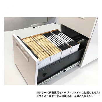 井上金庫販売 オフィス用テーブル W1000 3段左袖 B/ホワイト GSD-B107-3L WH [2]