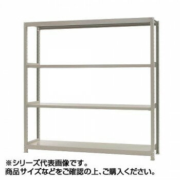 樂天商城 - 軽中量ラック　耐荷重150kgタイプ　単体　間口1800×奥行600×高さ2400mm　4段　アイボリー