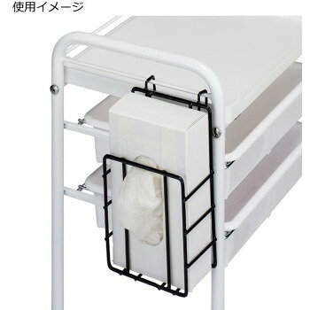 サロン向け ティッシュBOXラック ホワイト・71861 [2]
