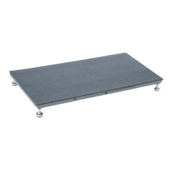 サカエ 足踏台連結タイプ低床用 900×450×100mm すべり止めマット 防振アジャスター付 SA-0945