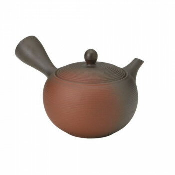 Tea-Utensils - 窯変丸線段 急須 Y4077