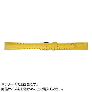 MIMOSA(ミモザ) 時計バンド ベビーカーフKC 10mm イエロー (美錠:金) CKC-Y10