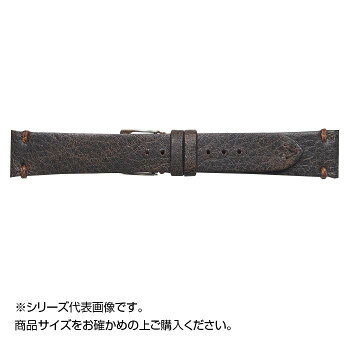 樂天商城 - Emitta(エミッタ) 時計バンド ストーンズ 20mm ダークブラウン (美錠:銀) ES-B20