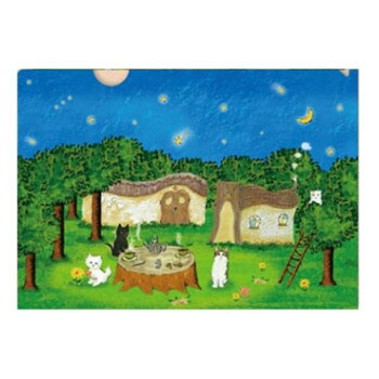 とことこサーカス クリアファイル 猫/ネコ 「森のお茶会」 3枚セット ST-CF-001