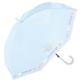 中谷 傘 UVシルキーウェイ サックス Parasol Kid's 長傘 955-008