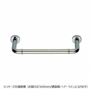 乐天商城 - シロクマ　丸棒ニギリバー(150mm) 鏡面/ヘアーライン NO-700　（H150）600mm