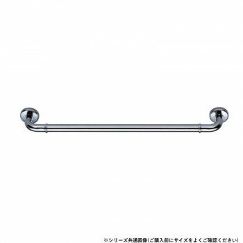 シロクマ　丸棒ニギリバー クローム NO-752　450mm