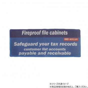 MCR マーキュリー PVCキッチンマット FIREPROOF ME018647