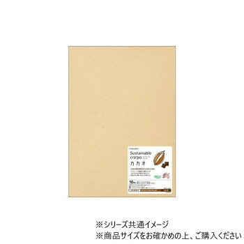 ■北海道・沖縄・離島へのお届けは別途送料を請求させていただきます。 ■製品の仕様・画像・パッケージは、変更される場合があります。 ■当店では在庫をメーカーと共有しており、商品によっては欠品の場合がございます。 　万一、ご注文頂きました商品が欠品の場合はご連絡させていただきます。 ■ご注文確定後のキャンセル不可です。 ■ラッピング（包装）対応不可です。チョコレートを製造する際に生じるカカオ豆の皮を原料に配合。用紙の表と裏で色が異なり、印刷内容に合わせてお選びいただけます。用紙のどちらの面にもカカオハスク粒が入っています。案内状やエシカル商品のPOP・メニューなど、素材と風合いを選んでお使いいただけます。プリンタを選ばずお使いいただけます。※用紙の表面と裏面で色味が異なります。※厚さはサンプル値ですので、目安としてお考えください。※掲載の画像は、実際の色彩とは異なる場合がございますので、ご了承ください。※天然素材のため、プリンタの機種やインクの種類によっては、滲みが生じる場合があります。※印刷の内容によって、裏面に透ける場合があります。サイズA4:210×297mm個装サイズ：30×22×1cm重量個装重量：81g素材・材質カラー素材紙(アップサイクル)仕様入数:10枚厚さ:約0.13m対応プリンタ:カラーレーザー・レーザー・カラーコピー・コピー・インクジェット(顔料・染料)生産国日本 広告文責（ホライズン・03-5843-9512)fk094igrjs