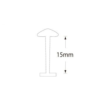 シモジマ HEIKO(ヘイコー) 003736102 ヘイコー タグピン スタンダード 15mm 10000本入 1箱