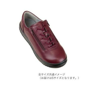 ■北海道・沖縄・離島へのお届けは別途送料を請求させていただきます。 ■製品の仕様・画像・パッケージは、変更される場合があります。 ■当店では在庫をメーカーと共有しており、商品によっては欠品の場合がございます。 　万一、ご注文頂きました商品が欠品の場合はご連絡させていただきます。 ■ご注文確定後のキャンセル不可です。 ■ラッピング（包装）対応不可です。履き口を大きく開口できる、脱ぎ履きに便利なダブルファスナーです。つま先と踵を反り上げているのでつまずきにくく、着地や蹴り出しがスムーズです。軽量でクッション性のあるソールで、足への負担を軽減します。底面ゲージを広くとっているため安定感があります。幅の広い5Eサイズで履き心地ゆったりです。※各寸法、重量は参考数値です。サイズ個装サイズ：30×19×11cm重量460g(両足)個装重量：607g素材・材質甲皮:合成皮革、底材:合成底仕様S:22.0〜22.5cm生産国中国 広告文責（ホライズン・03-5843-9512)fk094igrjs