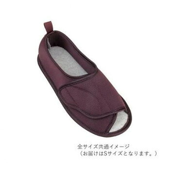 ■北海道・沖縄・離島へのお届けは別途送料を請求させていただきます。 ■製品の仕様・画像・パッケージは、変更される場合があります。 ■当店では在庫をメーカーと共有しており、商品によっては欠品の場合がございます。 　万一、ご注文頂きました商品が欠品の場合はご連絡させていただきます。 ■ご注文確定後のキャンセル不可です。 ■ラッピング（包装）対応不可です。甲が全開するので脱ぎ履きが楽にできます。足の状態に合わせてサイズ調整も可能です。エラストマー素材のソールはグリップ力があり、病院内や施設内に適しています。中底は弾力のあるクッションを採用、足への負担を軽減します。幅が広いゆったりタイプで疲れにくいです。※各寸法、重量は参考数値です。サイズ個装サイズ：33×25×9cm重量230g(両足)個装重量：265g素材・材質甲皮:合成繊維、底材:合成底仕様S:22.0〜23.0cm生産国中国 広告文責（ホライズン・03-5843-9512)fk094igrjs