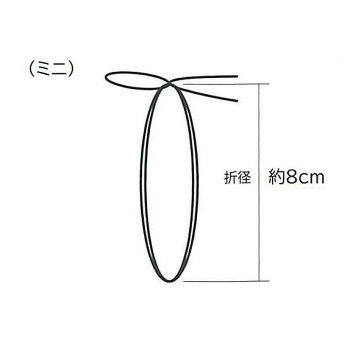 alineの神堂 いろどり結び ミニ すみれ 50本 結び紐 シンプルな細丸ゴム 10135｜アングル3