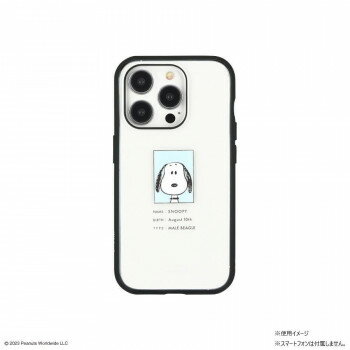 ピーナッツ IIIIfit Clear iPhone15 Pro対応ケース ピクチャー SNGG-08E