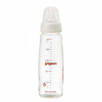 Milk Bottle - Pigeon(ピジョン) スリム哺乳瓶 ガラス 240ml 412395