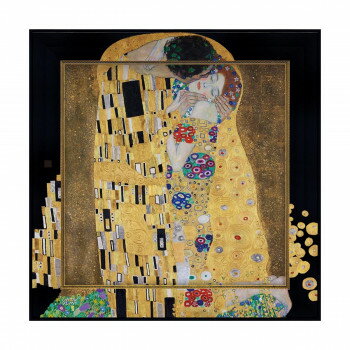 乐天商城 - ユーパワー ビッグアート 〜名画LLLシリーズ〜 クリムト「ザ・キス」 BA-20013