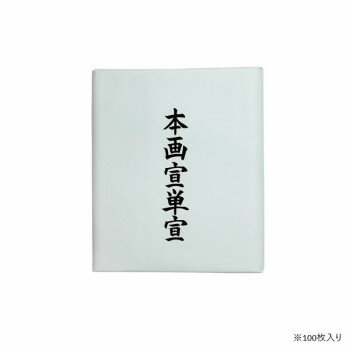 日本纸 - 漢字用画仙紙 100枚 本画宣単宣・AC701-2