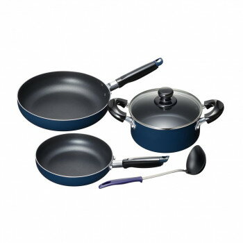 Frying Pans （Aluminum） - スティージーII IH対応両手鍋＆フライパン3点セット(ツール付) MB-2381 1034319
