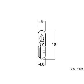 M＆Hマツシマ　白熱電球(2個入) 12v2w T5WB 小　AWB112