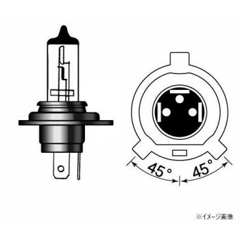 Light Valves - M＆Hマツシマ ハロゲンバルブ(1個) HS1/H4 12v 45/45w B2クリア 16BH B2C