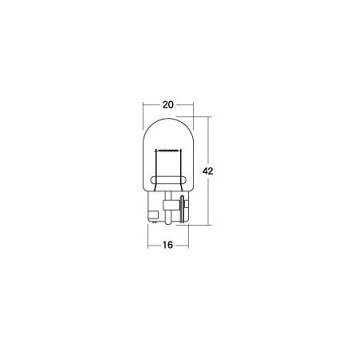 M＆Hマツシマ 白熱電球(1個入) 12v21w T20WB 大 オレンジ 1PWB54 OR