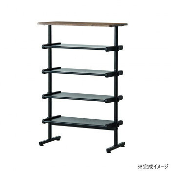 ■北海道・沖縄・離島へのお届けは別途送料を請求させていただきます。 ■製品の仕様・画像・パッケージは、変更される場合があります。 ■当店では在庫をメーカーと共有しており、商品によっては欠品の場合がございます。 　万一、ご注文頂きました商品が欠品の場合はご連絡させていただきます。 ■ご注文確定後のキャンセル不可です。 ■ラッピング（包装）対応不可です。整理したい物に合わせて高さを調節できる便利なオープンラックです。4枚ある可動棚はお好きな位置に固定できるので空間を最大限に活用した収納力ワンタッチ式で手軽に高さ調節できる設計となっています。汚れやホコリのお手入れがしやすい粉体塗装仕上げでが魅力で上部にはちょっと置くのに使える天板が付いています。※出来る限り実物に近いお色にて画像を掲載しておりますが、PCモニターなどの環境等のちがいにより若干異なる場合がございます。※サイズの誤差は多少生じることがあります。ご了承下さい。※こちらの商品は組立商品となっております。サイズ約幅60×奥行30×高さ91.5cm個装サイズ：34×66×11cm重量約5.8kg個装重量：6400g素材・材質合成樹脂化粧繊維板(塩化ビニル樹脂)・金属(鋼)・ポリプロピレン仕様可動棚(ワンタッチ式):4枚天板付き(大理石柄)アジャスター付き粉体塗装生産国台湾 広告文責（ホライズン・03-5843-9512)fk094igrjs