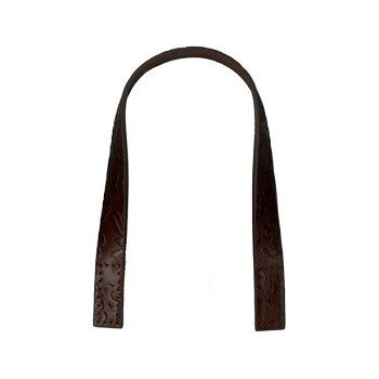 イナズマ(INAZUMA) 本革バッグ持ち手KM-3　茶　約40cm　2本手