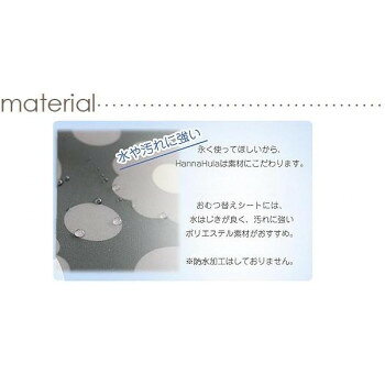 alineのHanna Hula(ハンナフラ) おむつ替えシート クッキーフラワーカフェ・CMT-CFL01｜アングル3
