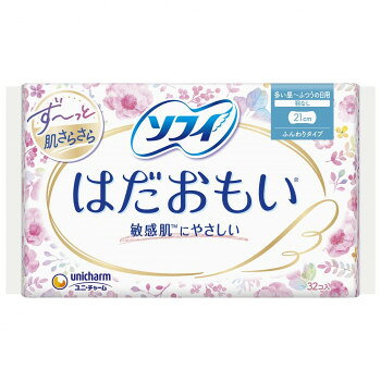 ソフィ はだおもい ふつうの日用 21cm 羽なし 32枚 852794