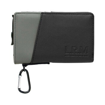 N - L.R.M 切り替え合皮ミドル財布 CMK-0574 ブラック