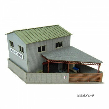 ■北海道・沖縄・離島へのお届けは別途送料を請求させていただきます。 ■製品の仕様・画像・パッケージは、変更される場合があります。 ■当店では在庫をメーカーと共有しており、商品によっては欠品の場合がございます。 　万一、ご注文頂きました商品が欠品の場合はご連絡させていただきます。 ■ご注文確定後のキャンセル不可です。 ■ラッピング（包装）対応不可です。1階入り口付近に大きく設置された屋根が特徴ある町工場です。四方ブロック塀に囲まれた建物の入り口にはゲートつきです。※写真の色調はご使用のモニターの機種や設定により、実際の商品の色味と異なる場合があります。サイズW66×D102×H53mm個装サイズ：22.5×32.2×2.0cm重量個装重量：300g仕様組み立て所要時間:約3時間〜対象年齢:12歳以上セット内容レーザーシート×12、プラ板×1、組み立て説明書生産国日本 広告文責（ホライズン・03-5843-9512)fk094igrjs